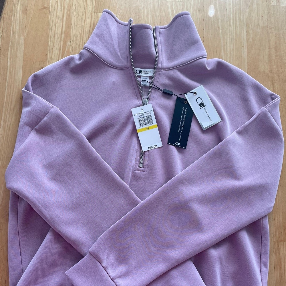 SUPER CUTE SILKY QUARTERZIP